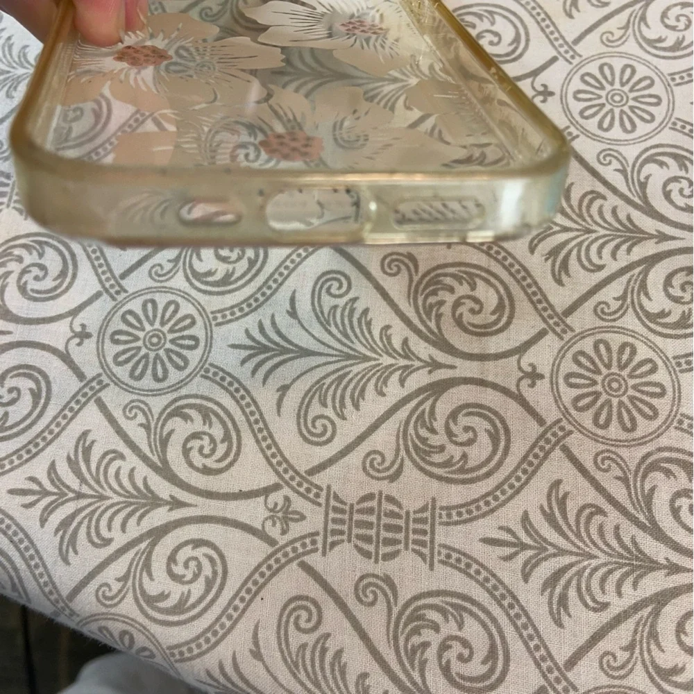 iPhone 13 Hard Case Plastic Kate Spade New York Floral Clear